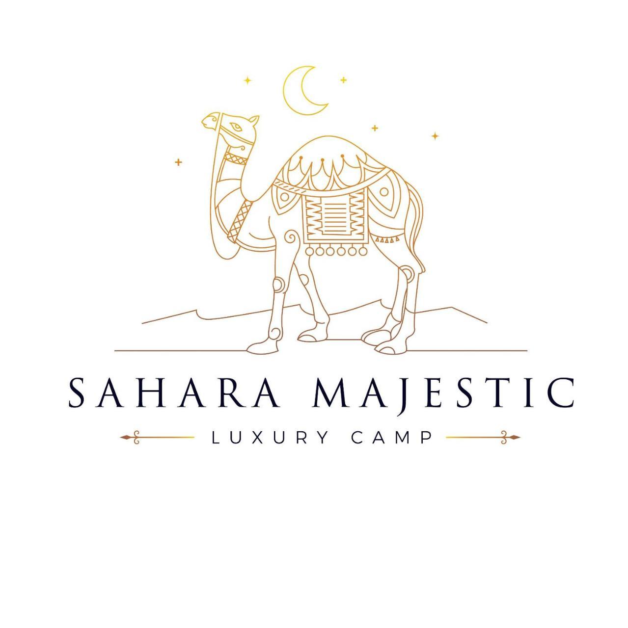 Hotel Sahara Majestic Luxury Camp Merzouga Esterno foto Sahara Majestic logo
